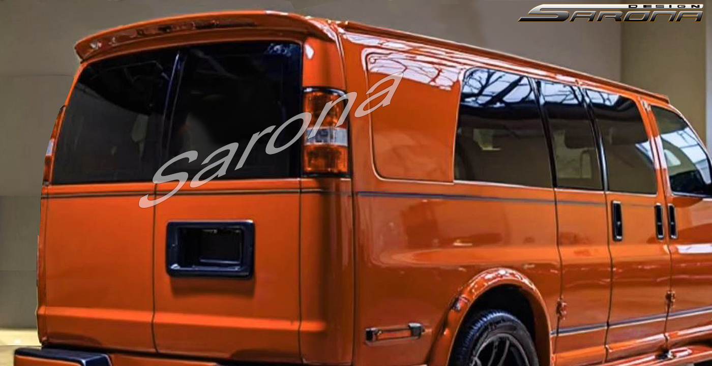Custom Chevy Express Van  All Styles Roof Wing (1996 - 2026) - $470.00 (Part #CH-062-RW)